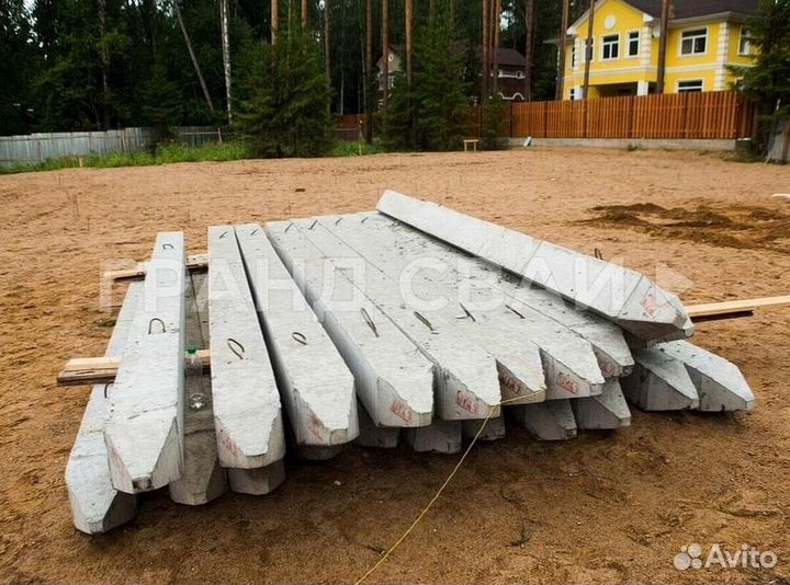 Железобетонные сваи под ключ установка
