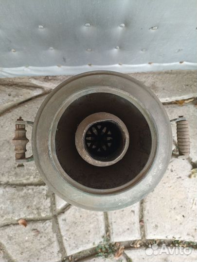 Самовар на дровах старинный