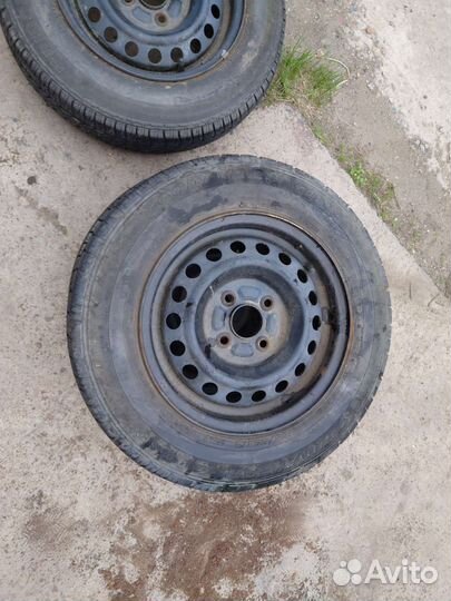 R13 Bridgestone 613V 155/80, PCD 4x100 DIA 15