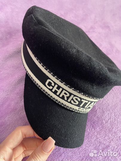 Кепка теплая, картуз dior