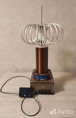 Музыкальная Катушка Тесла с Bluetooth, трансформатор генератор молний, Tesla Coil 10 купить в Баку