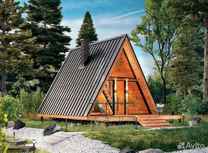 Проект дома a frame