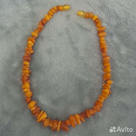 Янтарные бусы натуральные, СССР