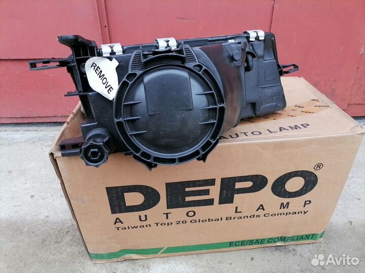 Левая фара Опель Вектра, Opel Vectra 1988-95 Depo