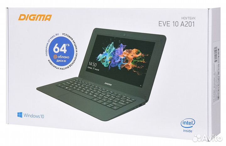 Ноутбук Digma EVE 10 A201