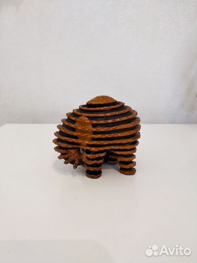 Подсвечник для греющей свечи в форме слоника