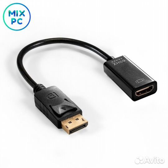 Кабель-переходник DisplayPort to hdmi ExeGate 0.2m