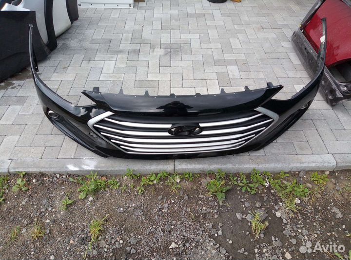 Hyundai elantra хендай передний бампер
