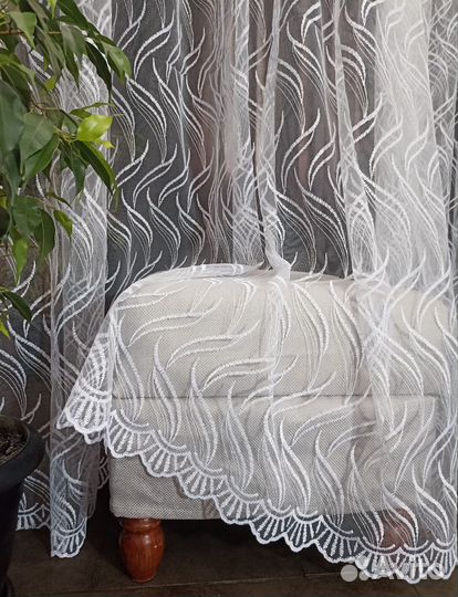 Тюль новый готовый