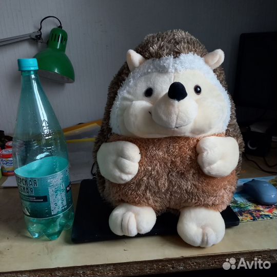 Мягкие игрушки - ёжик и грибочек