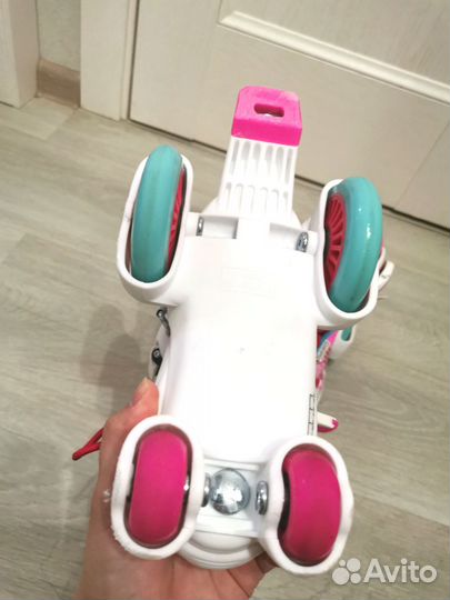 Раздвижные ролики-квадры Hudora 30-33р-р