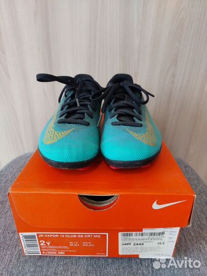 Бутсы детские Nike JR vapor 12 club