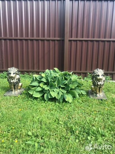Садовые фигуры из бетона Львы