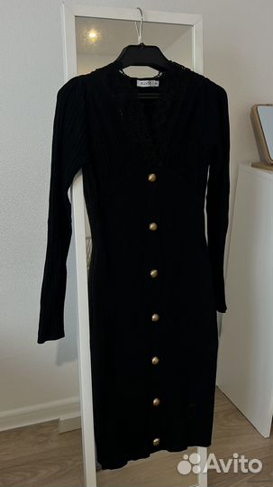 Платье черное женское