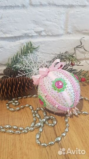 Новогодние шары ручной работы