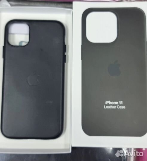 Кожаный чехол для iPhone 11