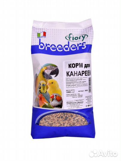 Fiory Корм для канареек Fiory Breeders, 1 кг