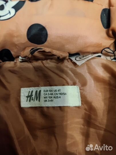 Куртка Hm 104 микки