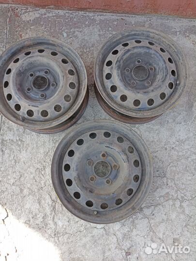 Диски штампованные на 15, kia, Hyundai, волга