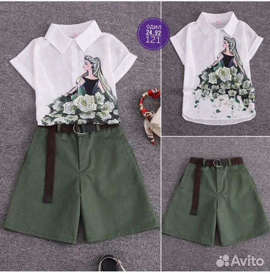 Шорты+блуза