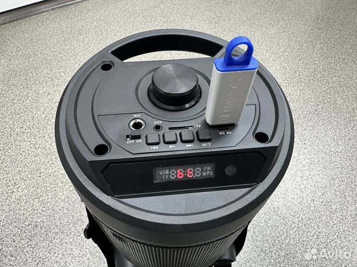 Портативная колонка 40см с подсветкой