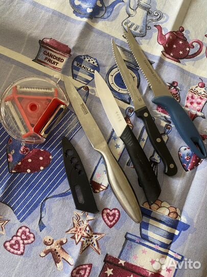 Набор кухонных ножей бу