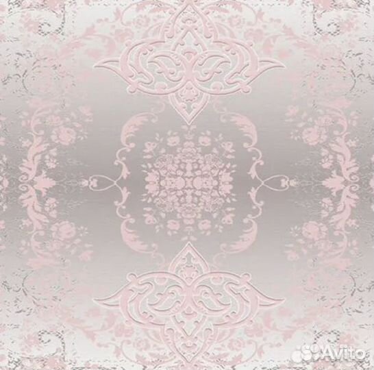 Коврик универсальный 60х100см Узор овал бахрома