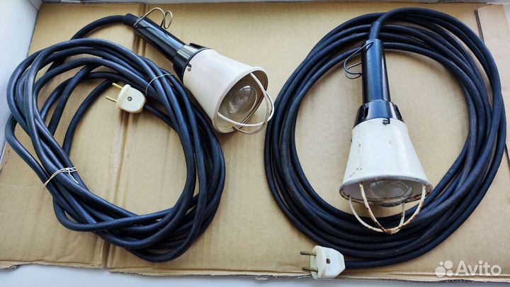 Лампа переноска СССР светильник переносной фонарь