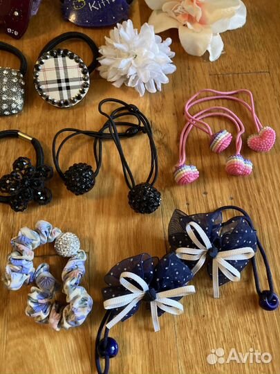 Для девочки резиночки заколки зажимы