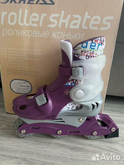 Коньки роликовые р 30-33