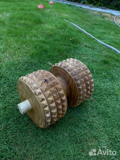 Массажер для тела ручной деревянный