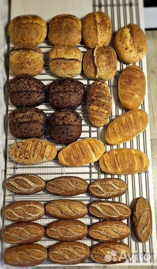 Ремесленный хлеб на закваске / бездрожжевой хлеб