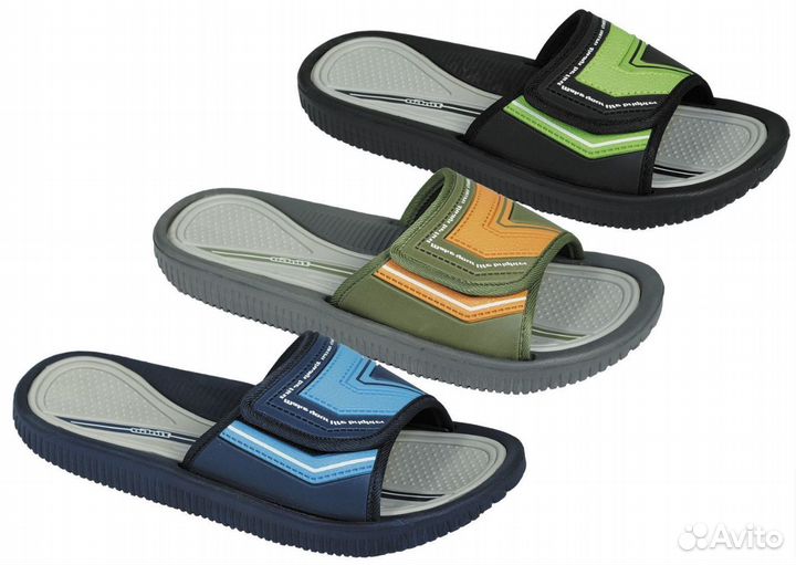 BT35066 синий р.38 Пантолеты мужские пляжные