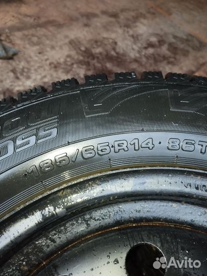 Зимние колеса r14 на ваз бу