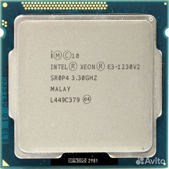 Процессор 1155, Xeon E3 1230 v2