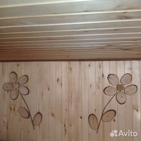 Панно из спилов дерева