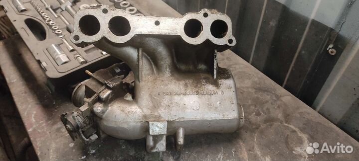Впускной коллектор ваз 8 клапанный с дросселем