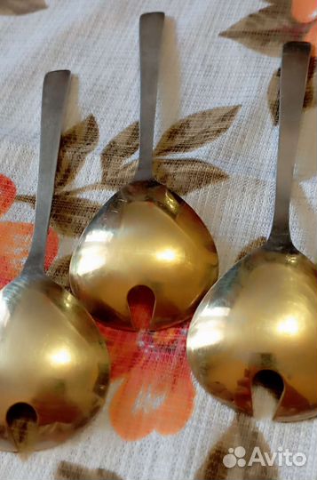 Ложки для сервировки мельхиоровые