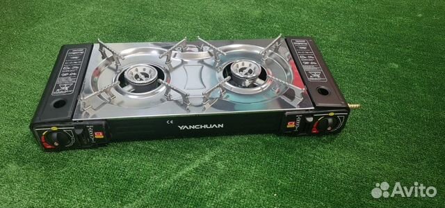 Плита газовая портативная 2,5kw (2 конфорки