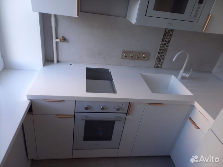 Столешница из искусственного камня (кварц, акрил)