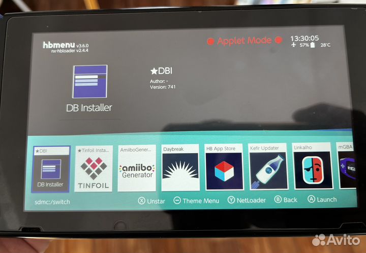 Nintendo switch v2 прошитая