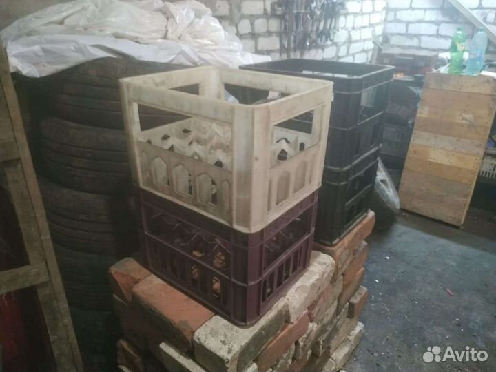 Пластиковые ящики для бутылок 0.5 л