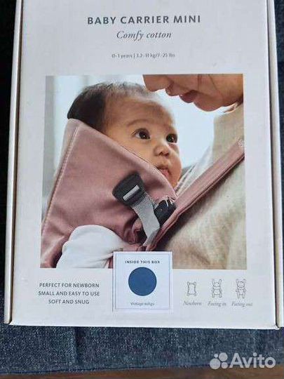 Рюкзак-кенгуру BabyBjorn Mini Cotton