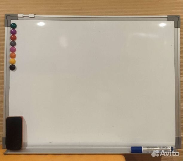 Магнитно маркерная доска бу 60х45см