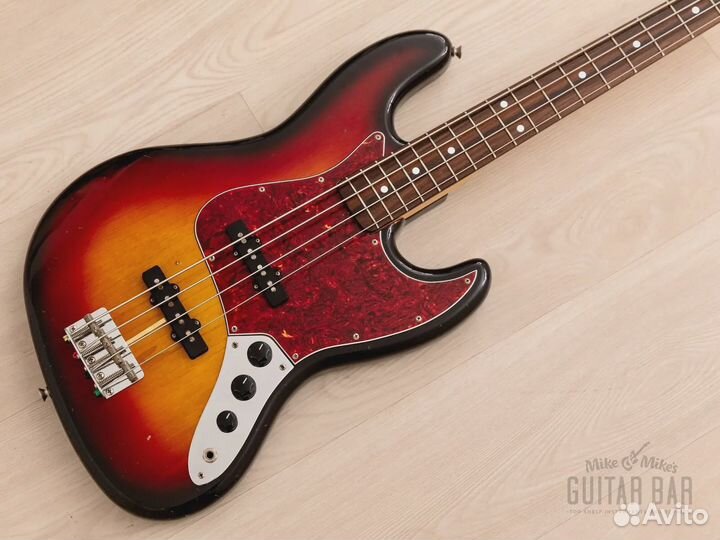 Бас-гитара Greco Super Real JB800 JJ Sunburst w/gi