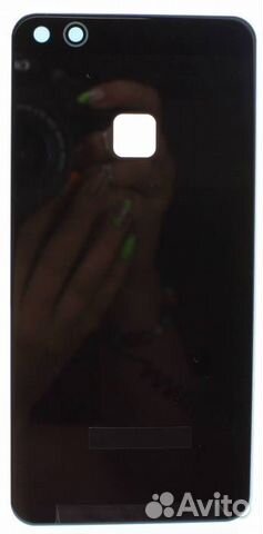 Задняя крышка для Huawei P10 Lite Черная со стекло