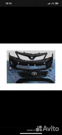 Бампер передний на toyota corolla 150