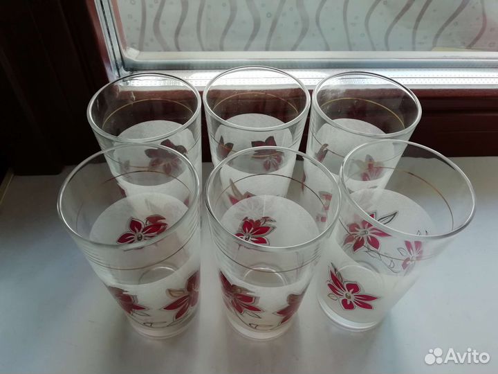 Стаканы, розетка для варенья