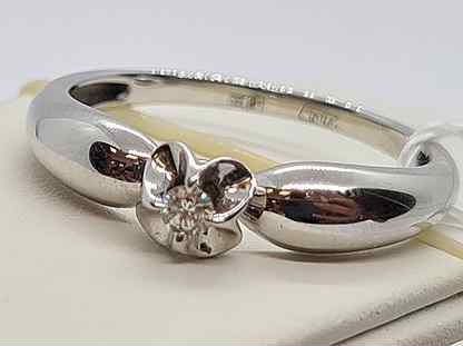 Золотое кольцо бриллиант 585 (Комса)