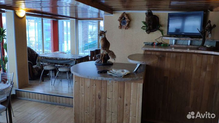 Баня на дровах на берегу реки Дон